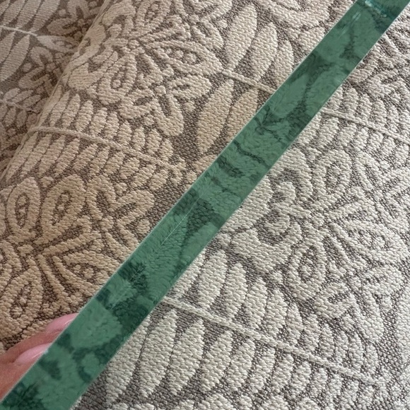 Hermès Frosted Glass Very Pale Green Tray with Silver Accents - Picture 10 of 13